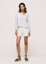 multi túnica de gasa de algodón Pepe Jeans 06X4349 mujer - Imagen 2