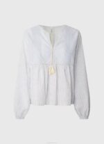multi túnica de gasa de algodón Pepe Jeans 06X4349 mujer - Imagen 5