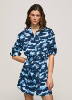 multi vestido camuflaje corto burnet Pepe Jeans 06X4173 mujer - Imagen 2