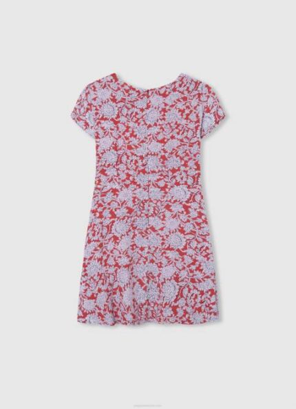 multi vestido con estampado floral Pepe Jeans 06X41379 chica