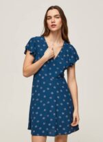 multi vestido con estampado floral Pepe Jeans 06X4193 mujer