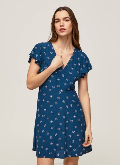 multi_vestido_con_estampado_floral_pepe_jeans_06x4193_mujer.jpg multi vestido con estampado floral Pepe Jeans 06X4193 mujer - Imagen 1