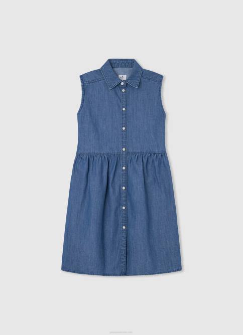 multi vestido corto con estampado geométrico Pepe Jeans 06X41387 chica - Imagen 5