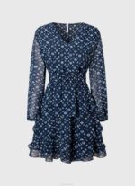 multi vestido corto eyra estampado Pepe Jeans 06X4198 mujer - Imagen 5