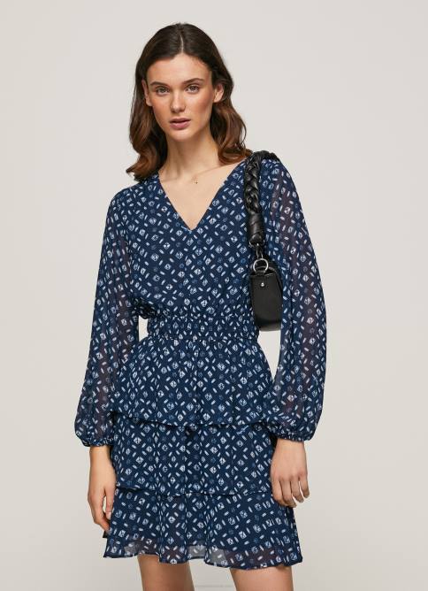 multi_vestido_corto_eyra_estampado_pepe_jeans_06x4198_mujer.jpg multi vestido corto eyra estampado Pepe Jeans 06X4198 mujer - Imagen 1