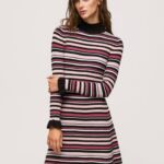 multi vestido corto tejido a rayas Pepe Jeans 06X4174 mujer