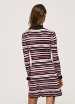multi vestido corto tejido a rayas Pepe Jeans 06X4174 mujer - Imagen 4