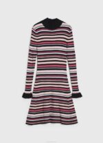 multi vestido corto tejido a rayas Pepe Jeans 06X4174 mujer - Imagen 5