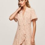multi vestido cruzado floral Pepe Jeans 06X4213 mujer