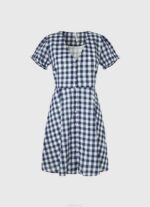 multi vestido estampado a cuadros Pepe Jeans 06X4184 mujer - Imagen 5