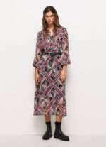 multi vestido midi con detalles paisley Pepe Jeans 06X4180 mujer