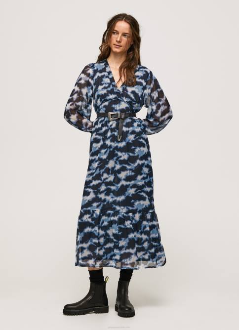 multi_vestido_midi_con_estampado_blita_pepe_jeans_06x4194_mujer.jpg multi vestido midi con estampado blita Pepe Jeans 06X4194 mujer - Imagen 1
