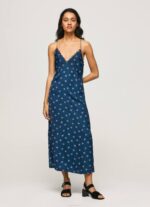 multi vestido Pala de satén floral Pepe Jeans 06X4161 mujer