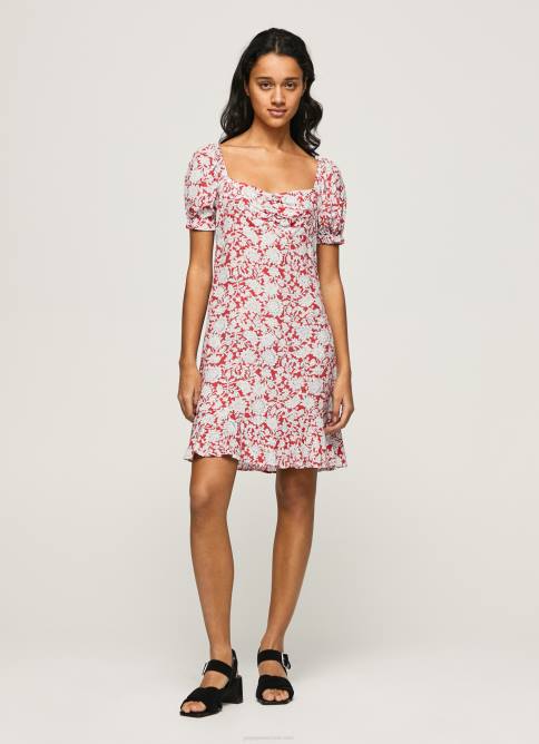multi vestido pavana con estampado floral Pepe Jeans 06X4167 mujer - Imagen 2