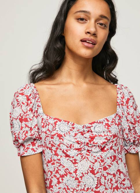 multi vestido pavana con estampado floral Pepe Jeans 06X4167 mujer - Imagen 3