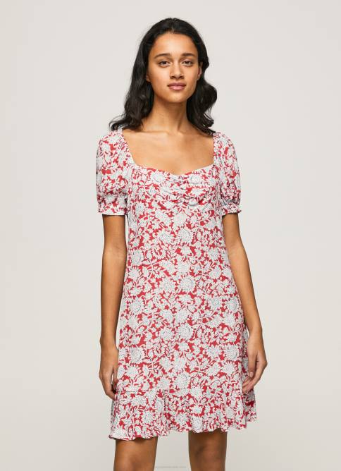 multi vestido pavana con estampado floral Pepe Jeans 06X4167 mujer - Imagen 1