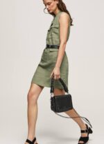 negro bolsa crossbody con detalles acolchados Pepe Jeans 06X4708 mujer