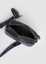 negro bolsa crossbody con logo en relieve Pepe Jeans 06X4713 mujer - Imagen 3