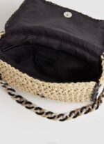 negro bolsa crossbody de paja tejida Pepe Jeans 06X4718 mujer - Imagen 3