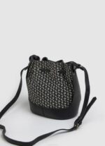 negro bolso bombonera tejido en jacquard Pepe Jeans 06X4730 mujer - Imagen 2