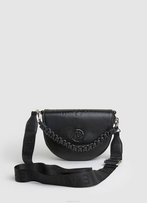 negro bolso de hombro con asa desmontable Pepe Jeans 06X4734 mujer - Imagen 4