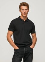 negro camiseta con logo Pepe Jeans 06X41086 hombres