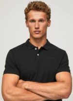 negro camiseta con logo Pepe Jeans 06X41086 hombres - Imagen 3
