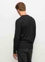 negro camiseta de manga larga de algodón Pepe Jeans 06X41008 hombres - Imagen 4
