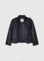 negro chamarra biker con hombros acolchados Pepe Jeans 06X41571 chico - Imagen 3