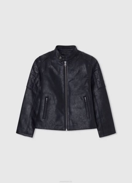 negro chamarra biker con hombros acolchados Pepe Jeans 06X41571 chico