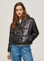 negro chamarra capitonada brillante Pepe Jeans 06X4123 mujer