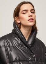 negro chamarra capitonada brillante Pepe Jeans 06X4123 mujer - Imagen 3