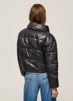 negro chamarra capitonada brillante Pepe Jeans 06X4123 mujer - Imagen 4