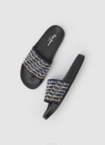 negro chanclas de playa con juego deslizante Pepe Jeans 06X4692 mujer - Imagen 2