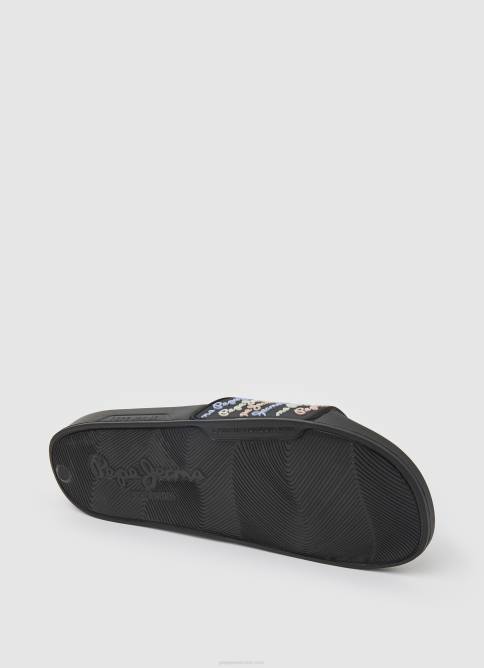 negro chanclas de playa con juego deslizante Pepe Jeans 06X4692 mujer - Imagen 5
