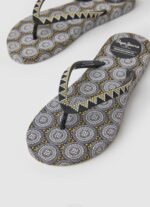 negro chanclas de playa con monedas de rastrillo Pepe Jeans 06X4704 mujer - Imagen 3