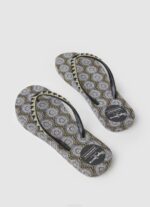 negro chanclas de playa con monedas de rastrillo Pepe Jeans 06X4704 mujer - Imagen 4
