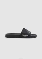negro chanclas de playa con textura deslizante Pepe Jeans 06X41263 hombres