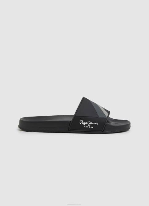 negro_chanclas_de_playa_con_textura_deslizante_pepe_jeans_06x41263_hombres.jpg negro chanclas de playa con textura deslizante Pepe Jeans 06X41263 hombres - Imagen 1
