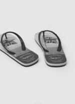 negro chanclas de playa de mar de ballenas Pepe Jeans 06X41262 hombres - Imagen 4