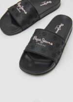 negro chanclas de playa slider lisas Pepe Jeans 06X4690 mujer - Imagen 3