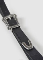 negro cinturón fino de cuero Pepe Jeans 06X4759 mujer - Imagen 4