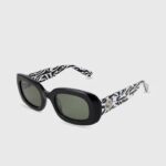 negro gafas de sol rectangulares Pepe Jeans 06X4767 mujer
