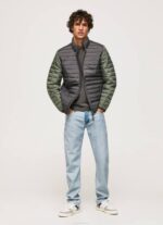 negro lavado chaqueta acolchada Pepe Jeans 06X4837 hombres - Imagen 2
