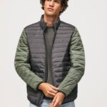 negro lavado chaqueta acolchada Pepe Jeans 06X4837 hombres