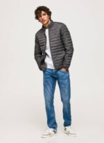 negro lavado chaqueta acolchada Pepe Jeans 06X4839 hombres - Imagen 2