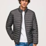 negro lavado chaqueta acolchada Pepe Jeans 06X4839 hombres