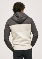 negro lavado jersey de algodón con cremallera Pepe Jeans 06X4892 hombres - Imagen 4