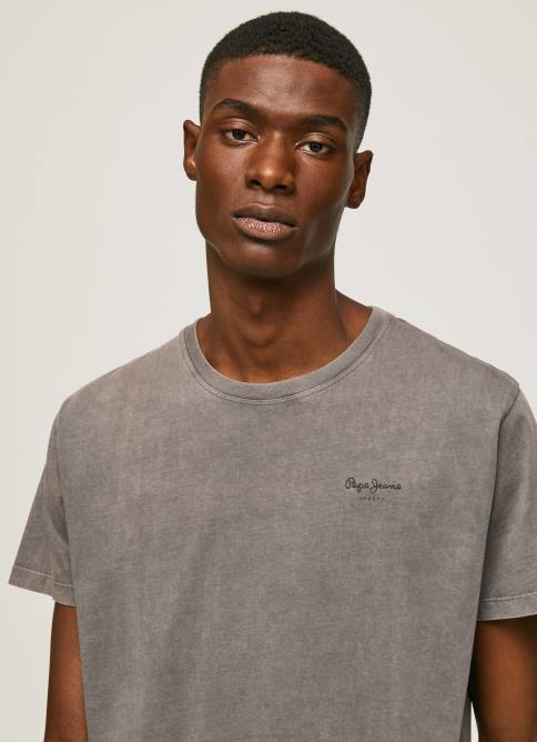 negro_lavado_playera_con_logo_estampado_pepe_jeans_06x4927_hombres.jpg negro lavado playera con logo estampado Pepe Jeans 06X4927 hombres - Imagen 1