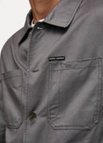 negro lavado sobrecamisa de sarga con corte holgado Pepe Jeans 06X41047 hombres - Imagen 3